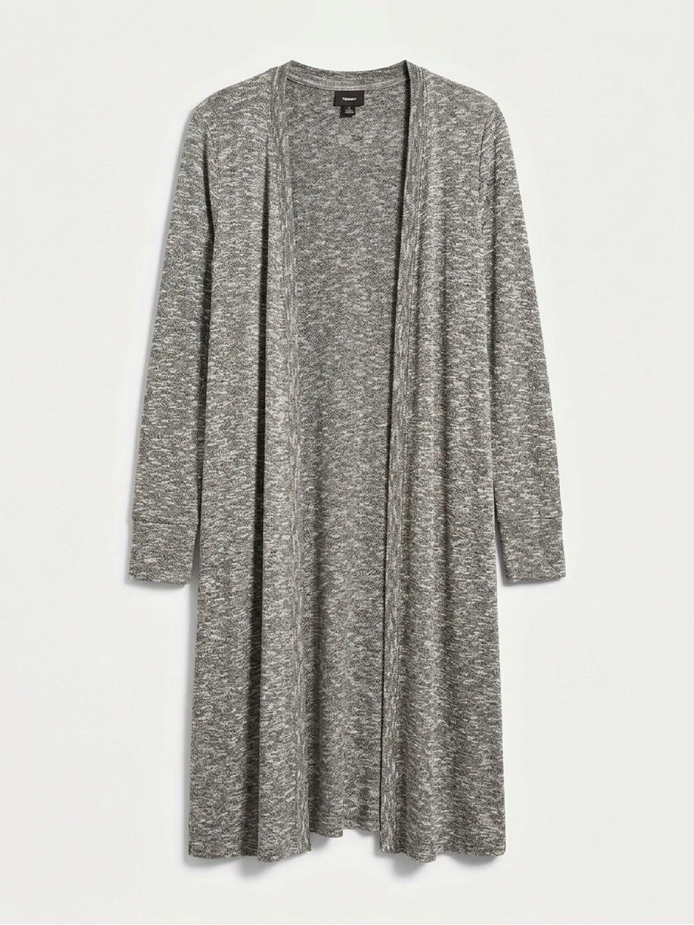 Mossimo Supply Co. Long Cardigan in Gray Size Small